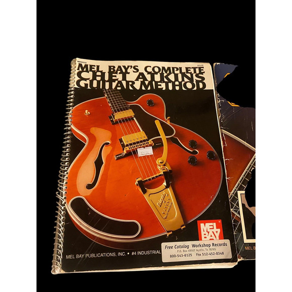 Mel Bay Guitar Books Lot 2 Vintage Complete Chet Atkins Method & Guitar Chords - Picture 2 of 10